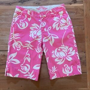 Pink and white fun shorts. Girls 14